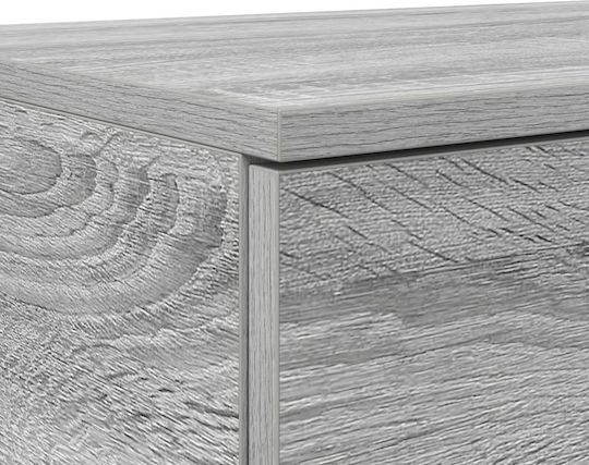 vidaXL Bed Drawer made of Wood Gray 100x36.5x16.5cm