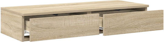 vidaXL Bettkasten aus Holz Oaks 80x36.5x16.5cm