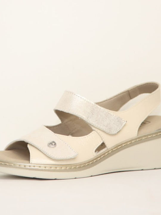 Anatomische Damenplattformen Beige