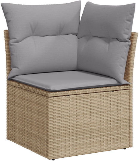 Garten- und Outdoor-Möbelsets 10 Stück mit Kissen