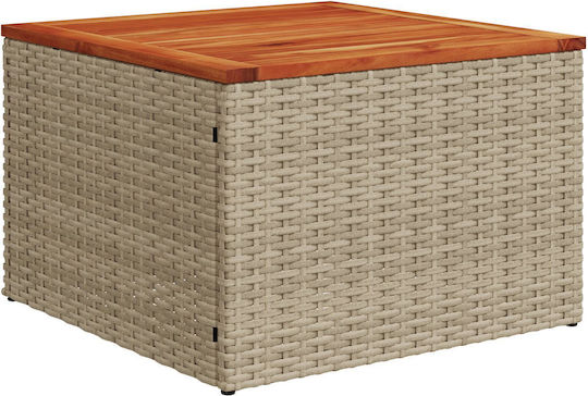 Garten- und Outdoor-Möbelsets 7 Stück Beiges mit Kissen