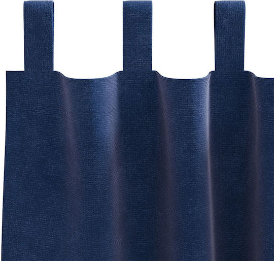 vidaXL Set Vorhänge mit Bleistiftfalten Navy Blau 140x225cm