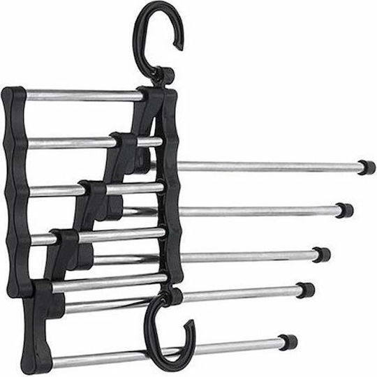 Wardrobe Hanger Foldable for Pants Black 1pcs Wardrobe Hanger Foldable for Pants Black 1pcs