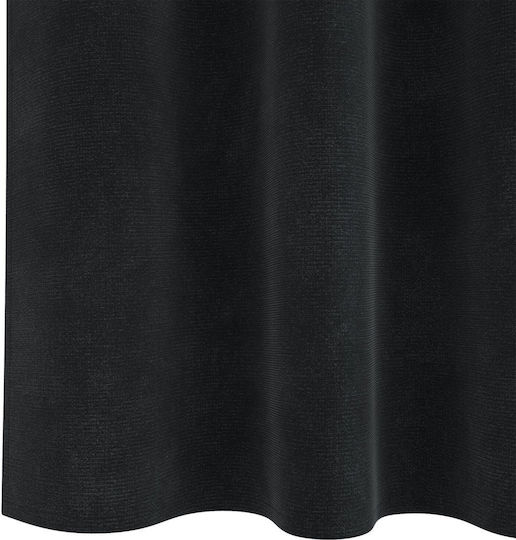 vidaXL Set Vorhänge mit Bleistiftfalten Schwarz 140x225cm