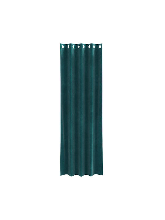 vidaXL Blackout Window Curtain Set with Grommets Black 140x260cm