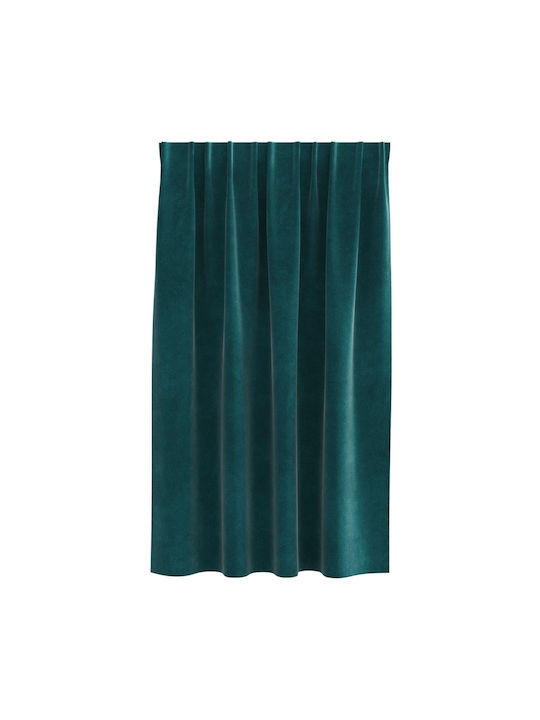 vidaXL Set Window Curtains With Pencil Pleat Green 140x140cm