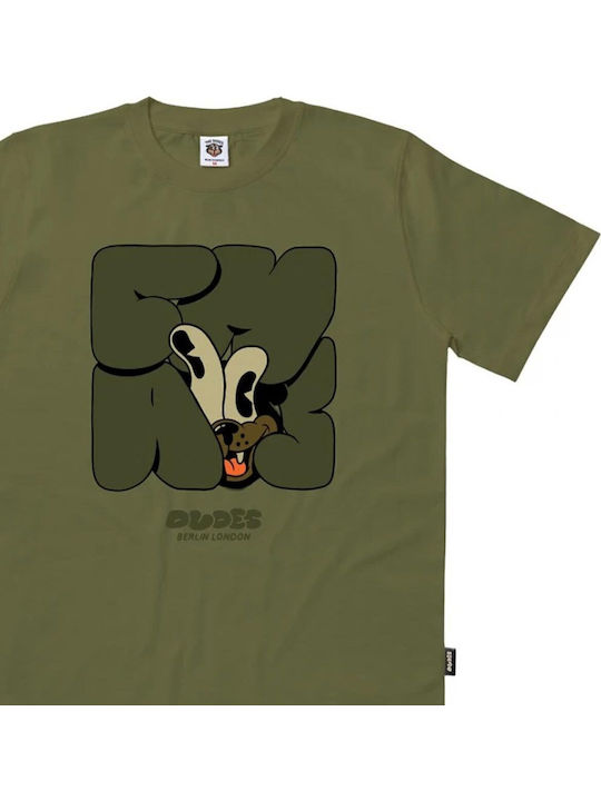 Dudes T-shirt Πράσινο