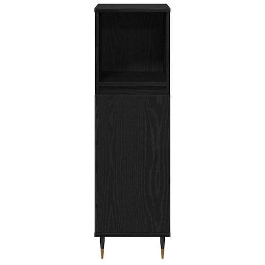 vidaXL Στήλη Μπάνιου Δαπέδου Μ30xΒ30xΥ100cm Δρυς