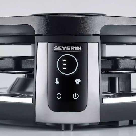 Severin Tabletop Electric Grill Raclette Smooth Plate 1900W with Adjustable Thermostat