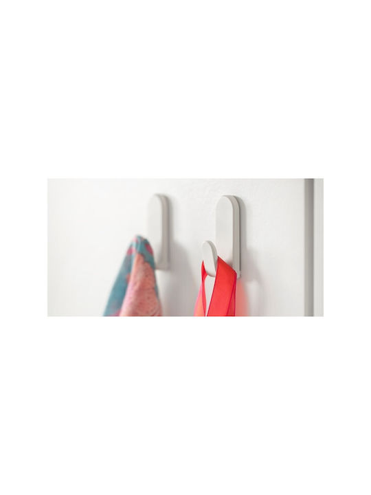 Inofix Single Wall-Mounted Bathroom Hook Gray