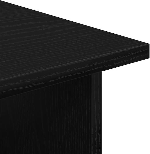 Cabinet de Birou cu roți Black Oak 60x45x55cm Cabinet de Birou cu roți Black Oak 60x45x55cm