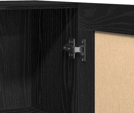 Мебели за съхранение дървен Black Oak 82.5x30.5x115см