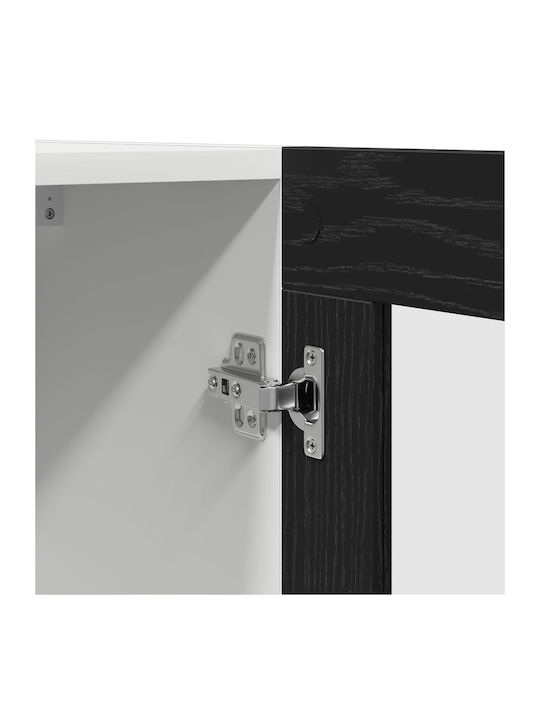 Cabinet Wall Black Oak 60x31x60cm