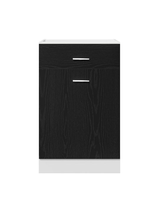 Bodenstehender Schrank Black 50x46x81.5cm