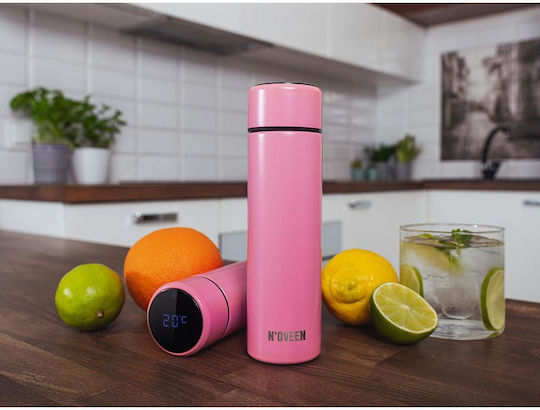 Noveen Tb2116 Termos Afișaj Tactil Led 280ml Roz Mat