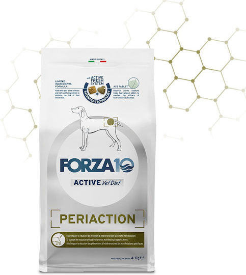 Forza10 Active Line Perianal 4kg Trockenfutter für Hunde Diät mit Reis und Fisch