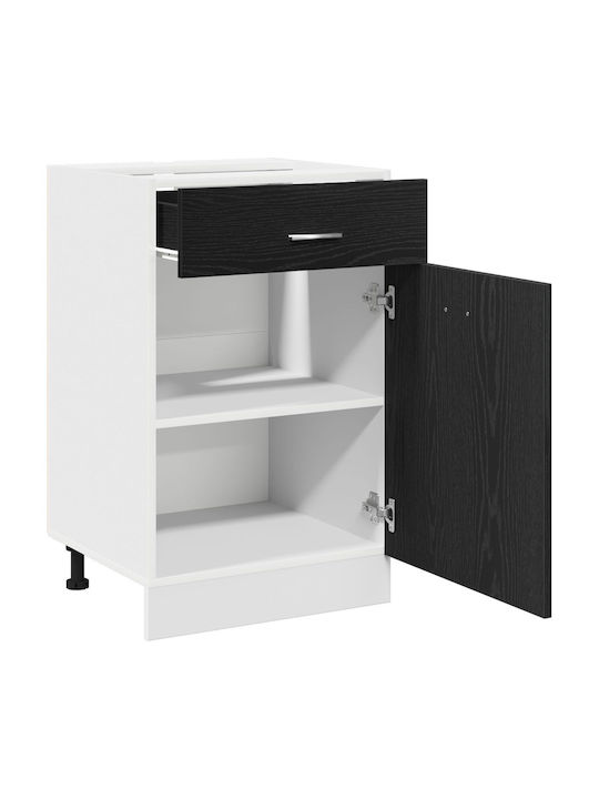 Bodenstehender Schrank Black 50x46x81.5cm