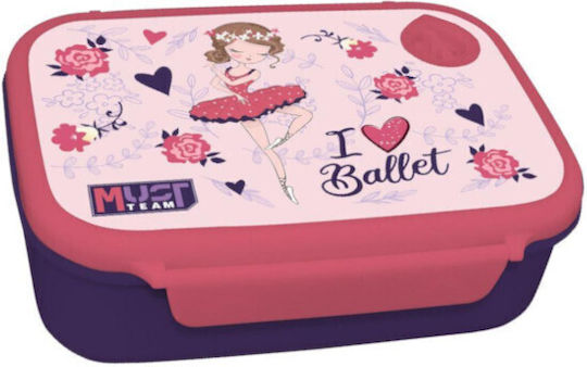 Must Team Plastik Kinder Lunchset 0.8Es Rosa