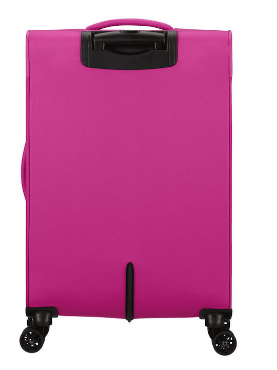 American Tourister Sea Seaker Mittlerer Stoffkoffer Rosa mit 4 Rädern Höhe 68cm