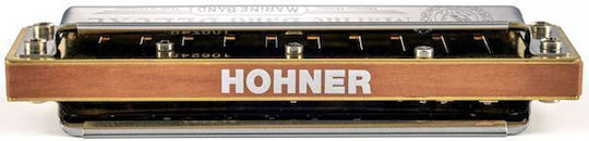 Hohner Harmonica Marine Band Deluxe Key of A (La) Major