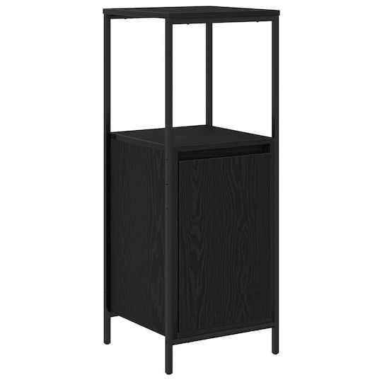 vidaXL Waschtisch mit Waschbecken L90xB34.5xH60cm Black Oak vidaXL Waschtisch mit Waschbecken L90xB34.5xH60cm Black Oak