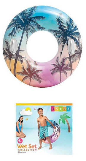Intex Παιδικό Σωσίβιο Κουλούρα με Χειρολαβές και Διάμετρο 97εκ. Ροζ