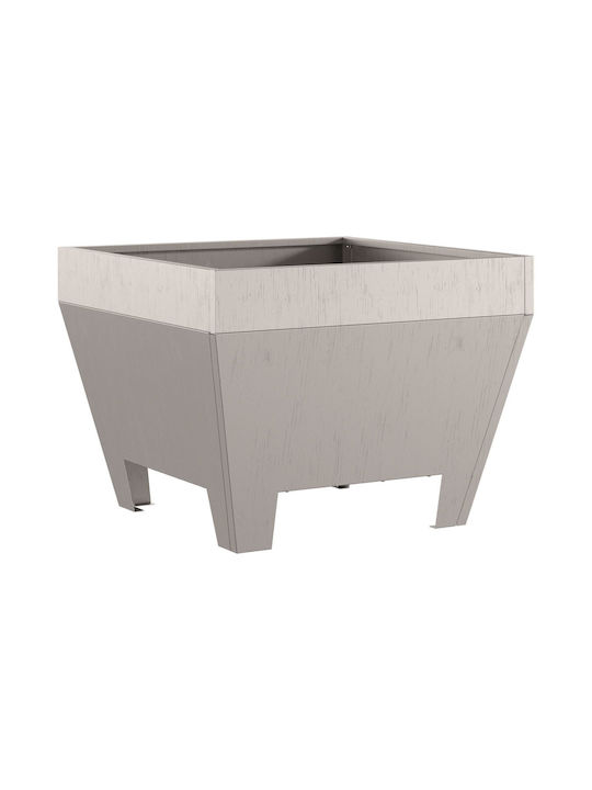 vidaXL Firepit Brown 50x50x30cm