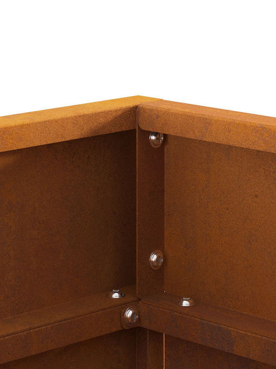vidaXL Firepit Brown 50x50x30cm