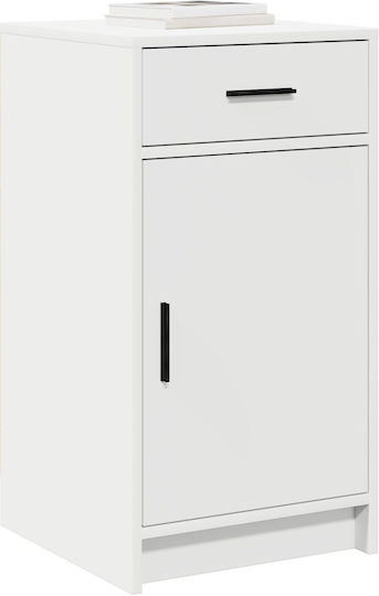 Büroaufbewahrungsschrank aus MDF Weiß 40x41x75cm