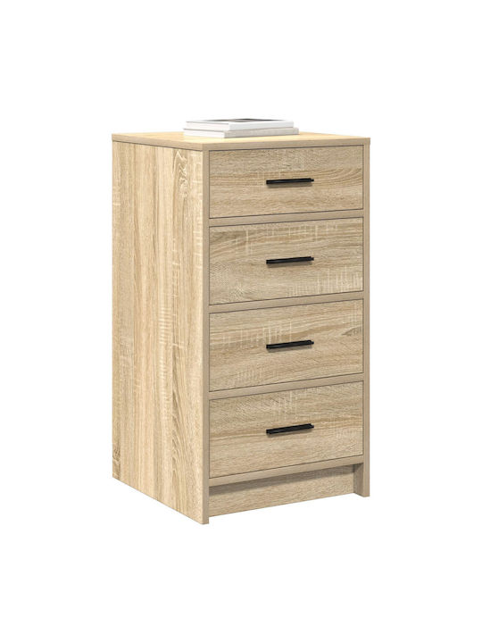 Office Storage Chipboard Drawer Sonoma L40xW41xH75cm