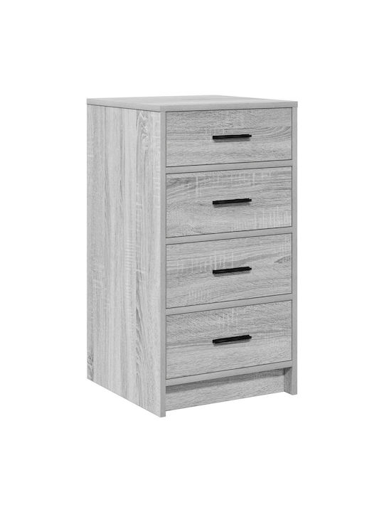 Συρταριέρα Γραφείου Ξύλινη Γκρι 40x41x75cm