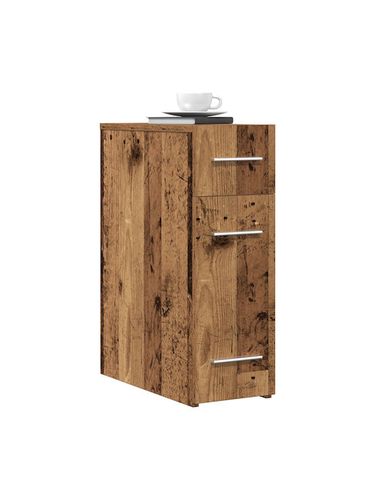 Wooden Office Drawer Old Wood 20x45.5x60cm