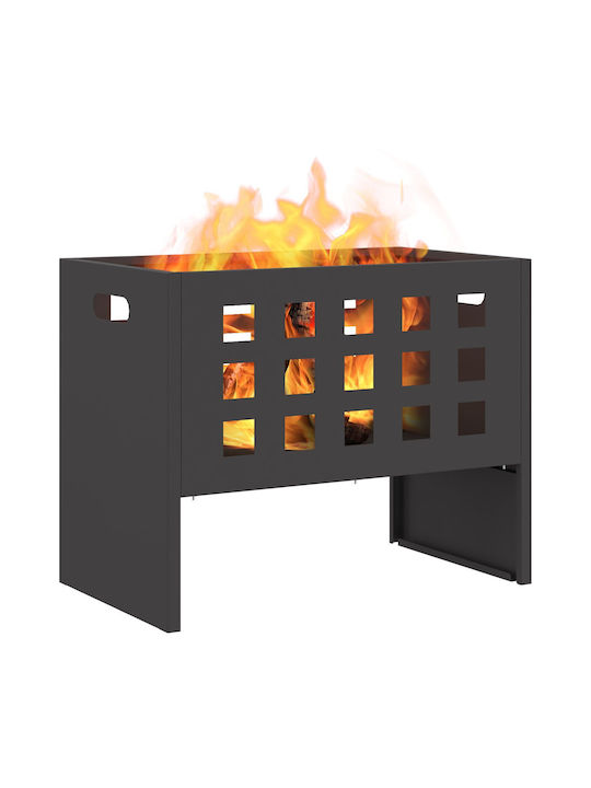 vidaXL Firepit Black 50x30x40cm