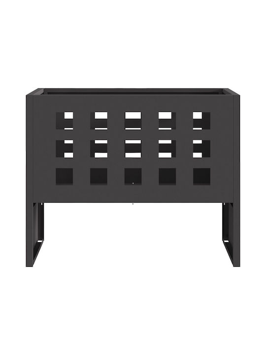 vidaXL Firepit Black 50x30x40cm