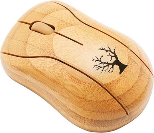 Skymnos Wireless Keyboard & Mouse Set English US Bamboo