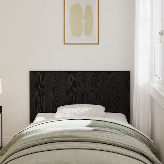 vidaXL Wooden Bed Headboard Black Oak 120x80cm