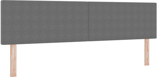 vidaXL Wooden Bed Headboard Open Gray 180x88cm