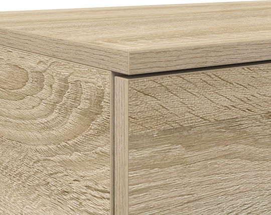vidaXL Bettkasten aus Holz in Beige Farbe 75x36.5x16.5cm