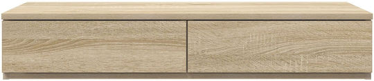 vidaXL Bettkasten aus Holz in Beige Farbe 75x36.5x16.5cm