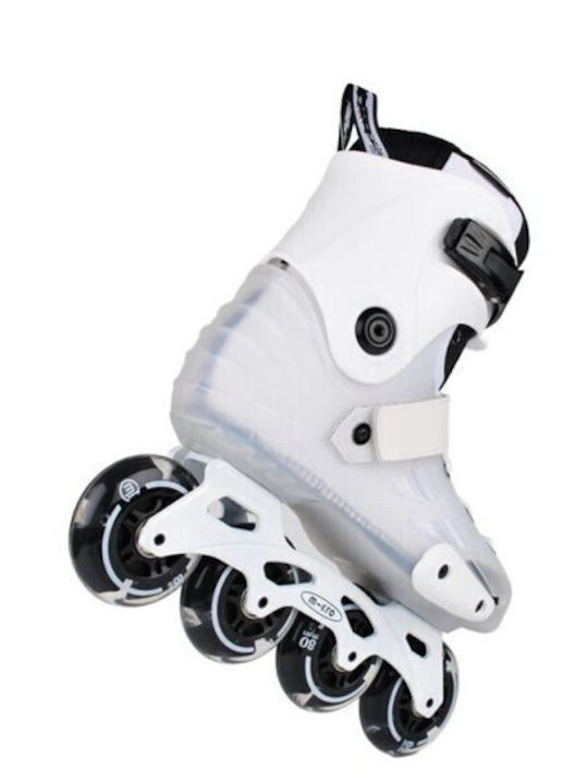 Micro Inline Rollers Weiß Erwachsene/Kinder