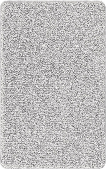 vidaXL Non-Slip Bath Mat Cotton 4019835 Grey 60x90cm