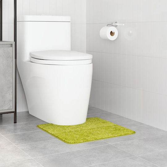 vidaXL Non-Slip Bath Mat Toilet 4019819 Green 50x50cm
