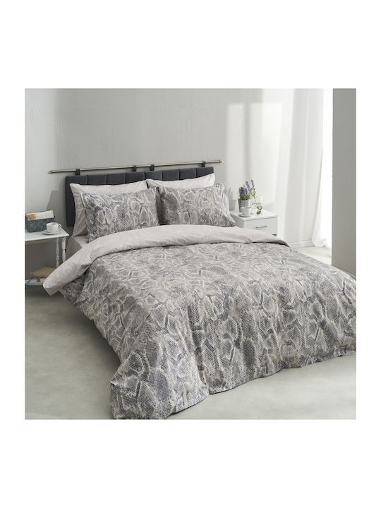Charalambidis Textiles Sheet for Single Bed with Elastic 90x200+30cm. Sahara Gray