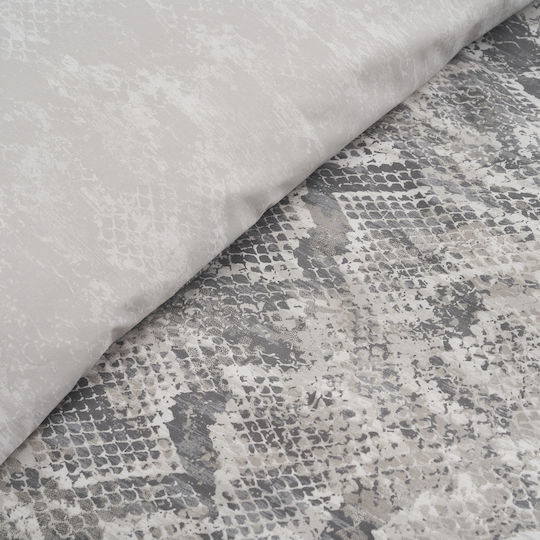 Charalambidis Textiles Sahara Σεντόνι Μονό με Λάστιχο 90x200+30εκ. Γκρι
