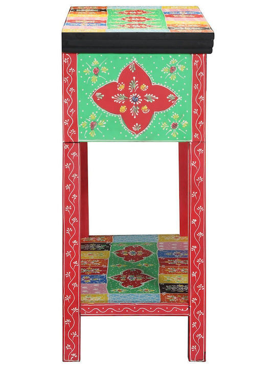 Solid Wood Console Table Colorful L100xW30xH75cm