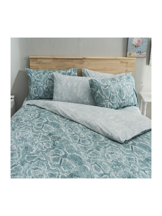 Charalambidis Textiles Duvet Cover Single 160x240 Sahara Turquoise