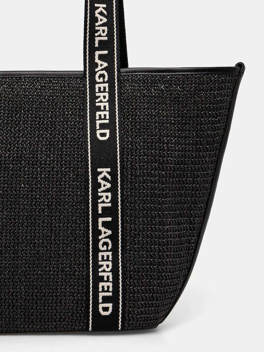 Essential Straw Women's Bag Shoulder Black