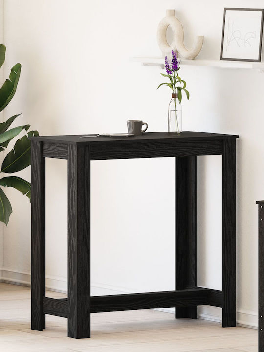Tisch Bar Holz Black Velvet-Black Metal 102x50x103.5cm