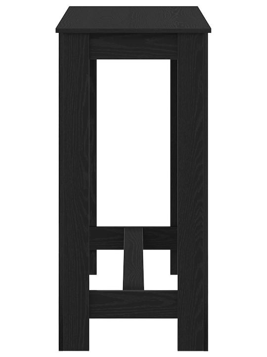 Tisch Bar Holz Black Velvet-Black Metal 102x50x103.5cm