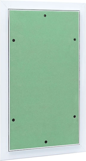Vidaxl Access Panel Aluminum Frame Plasterboard 250x400 mm Green